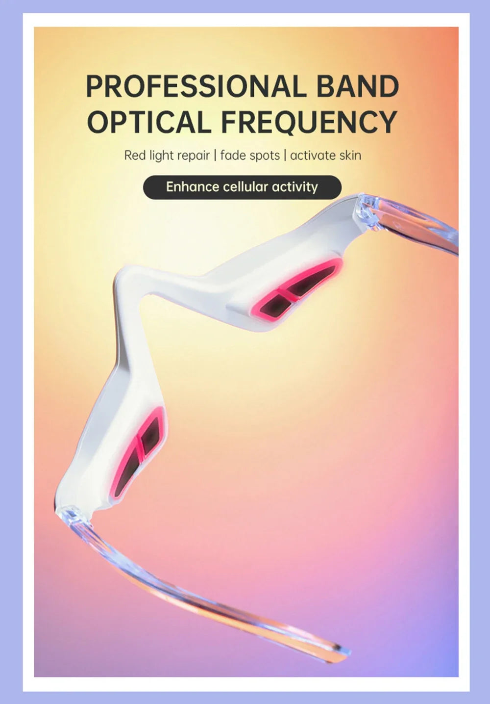 3D Red Light EMS Eye Massager Eyecare Glasses Dark Circles Puffiness Wrinkles Reduction Eye Fatigue Relaxing Beauty Care Device