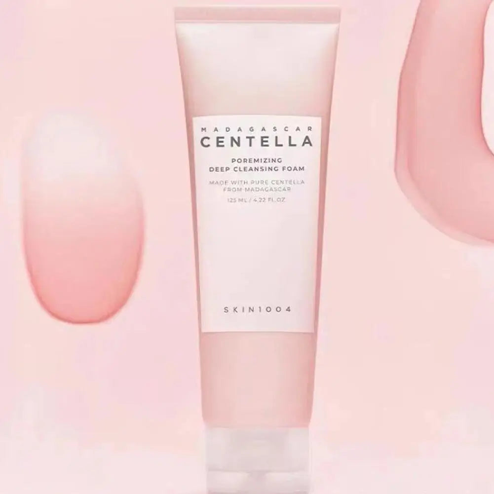Centella Asiatica Deep Cleansing Foam,Facial Cleanser, Oil Control Soothing Lotion,Remove Pore,Mild Exfoliating Skincare Product