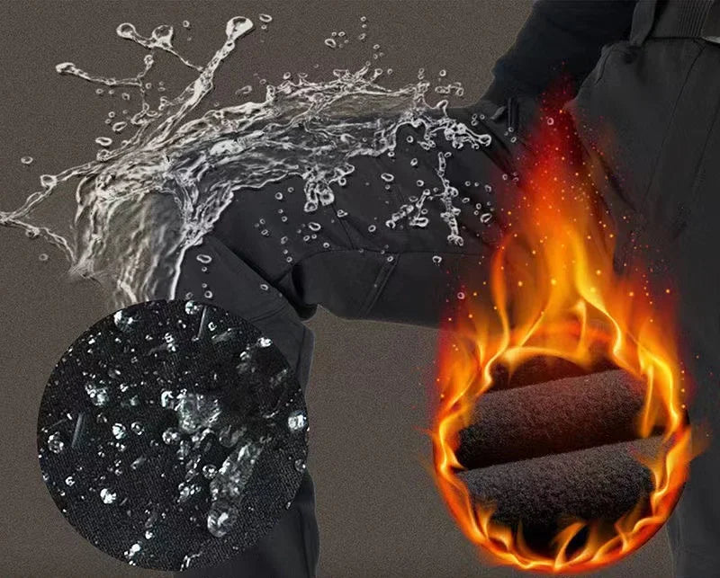 5XL 6XL Low Price Sale of Men's Outdoor New Soft Shell Waterproof and Cut Resistant Thick Wool Fleece Multi Pocket Tactical Set
