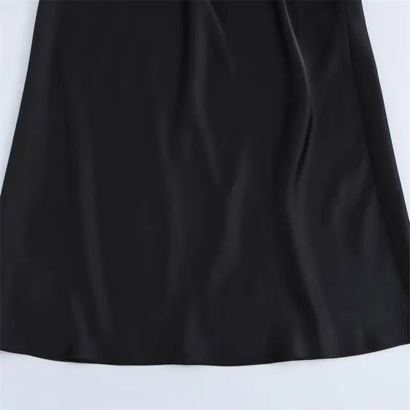 Women's 2025 New Dresses Summer Elegant Fashion Slim V-neck Street Holiday Long Dress Young Women Chic Comfortable Dress