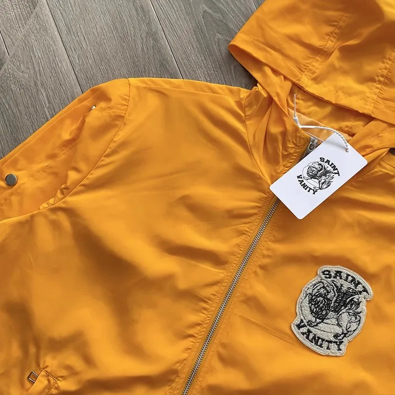 SAINT VANITY Embroidered Buckle Sports Sweatpants Jogger Men Women Drawstring Long Pants Trousers