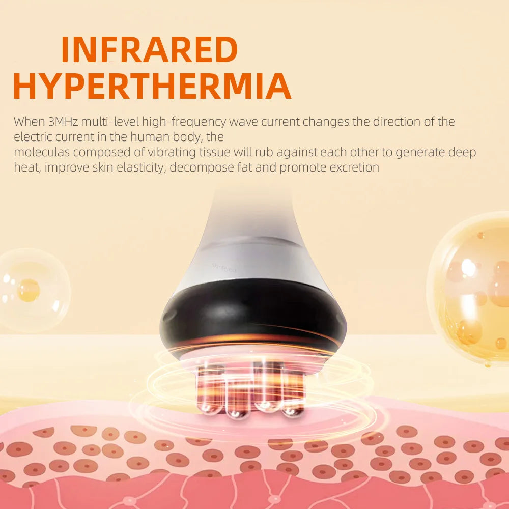 4 IN 140K Cavitation Ultrasonic Body Slimming Machine  Beauty Device Facial Massager Skin Tighten Face Lifting Vacuum Suction