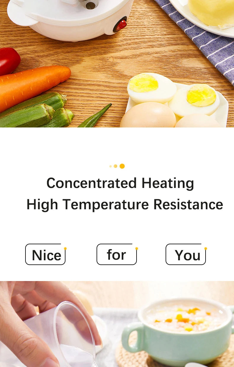 Multi Function Egg Steamer Electric Egg Cooker Corn Milk Steamed Kitchen Cooking Machine Rapid Double Layer Egg Boiler Steamer