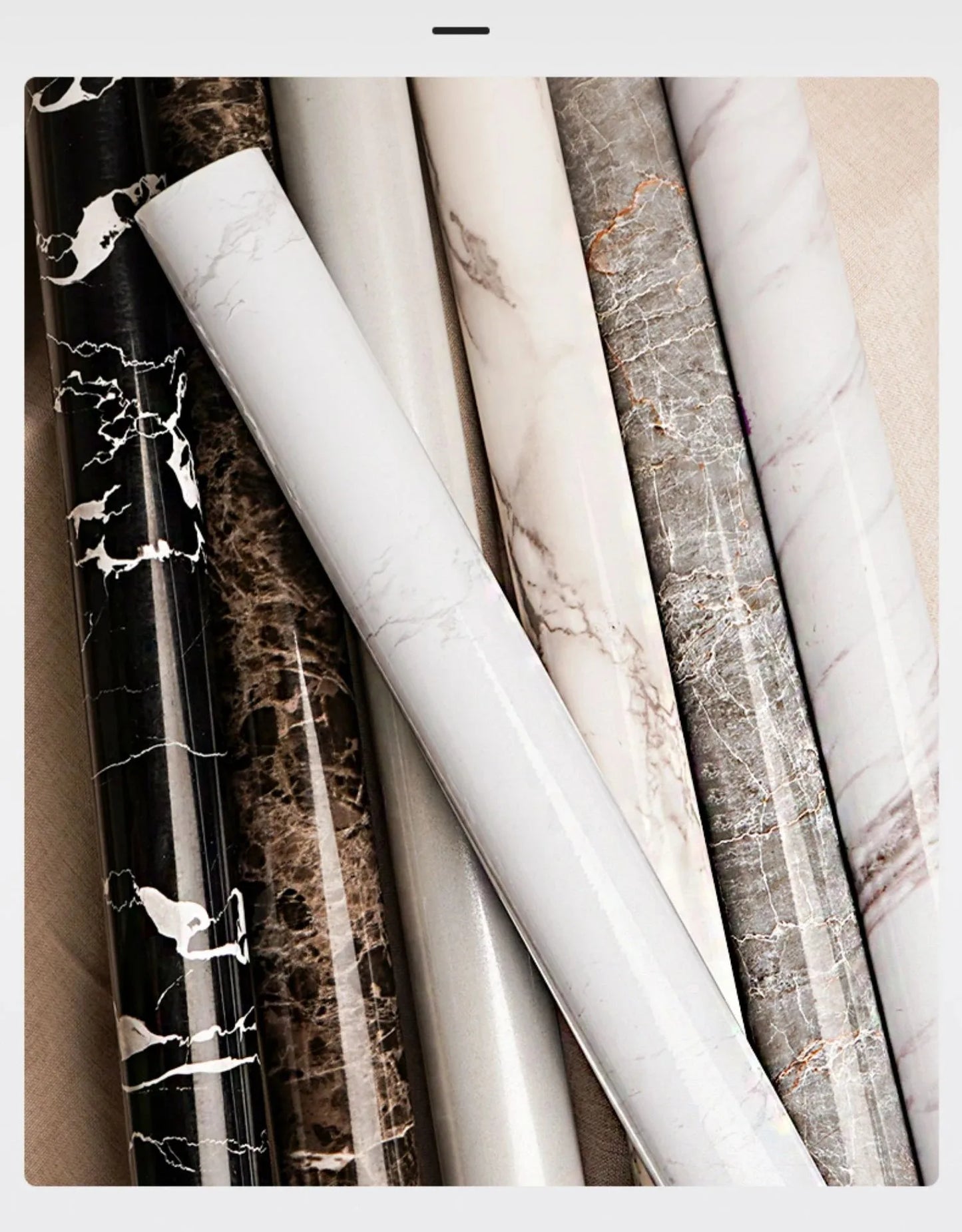 40cm Marble Kitchen Oil-Proof Film Stove Waterproof Moisture-Proof Self-Adhesive Wallpaper Countertop  Renovation Tile Stickers