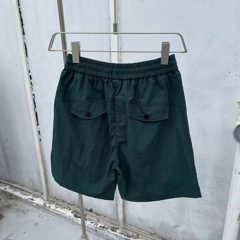 Summer Cargo Style Set Men's Casual Hooded Solid Short Sleeve T-shirt Shorts Loose Fashion High Quality Handsome Sweatshirt Suit