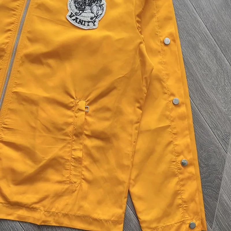 SAINT VANITY Embroidered Buckle Sports Sweatpants Jogger Men Women Drawstring Long Pants Trousers