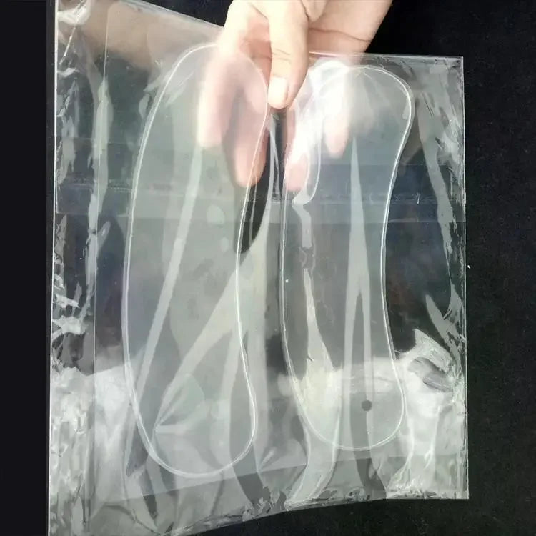 Reusable Silicone Wrinkle Removal Sticker Facial Lifting Strips Set Forehead Neck Line Remover Eye Patches Anti Aging Skin Pads