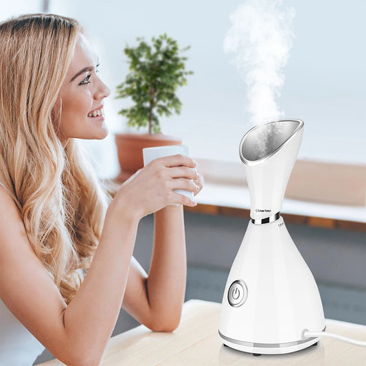 Face Steamer Machine Spa Sprayer Sauna Facial Humidifier Skin Care Facial Vaporizer Vapeur Visage Nebulizador Limpiador Digester