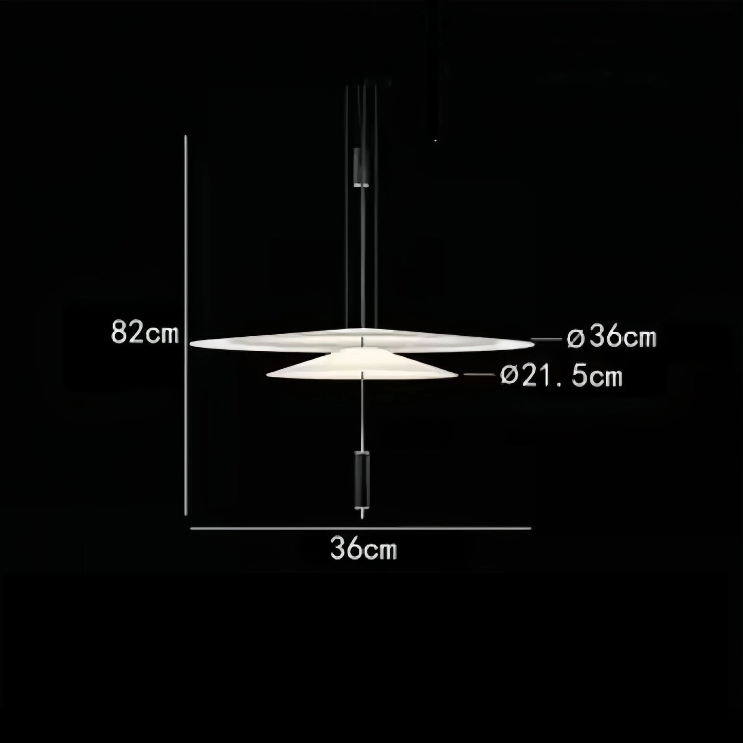 Postmodern LED Pendant Lamp Flying Saucer Indoor Decor Acrylic Chandelier Dining Table Bar Living Room Kitchen UFO Hanging Light