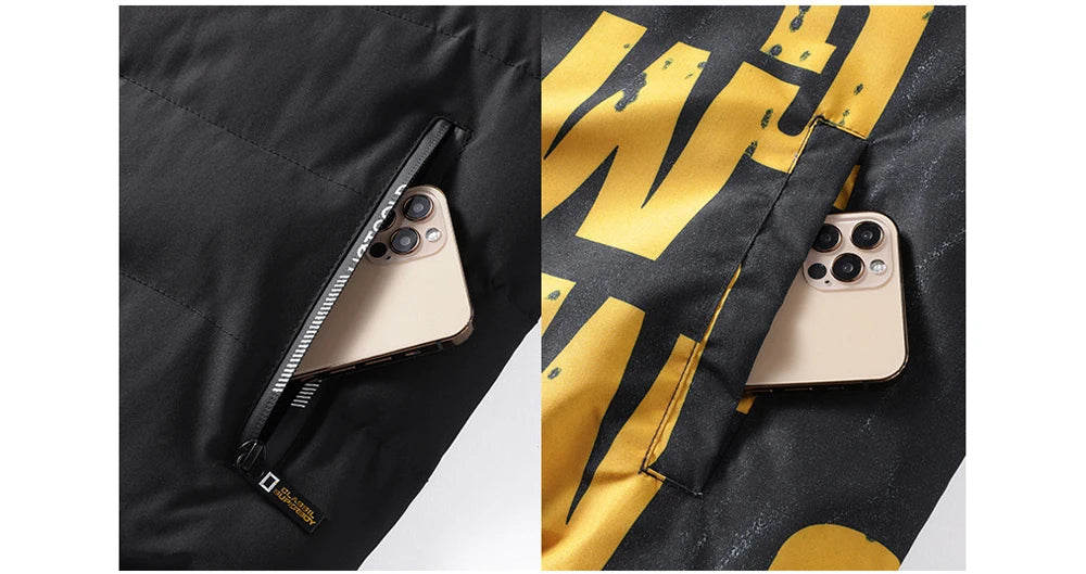 DIMUSI Winter Men Padding Jacket Fashion Male Thicken Down Thermal Parkas Casual Outwear Windbreaker Hooded Coats Man Clothing