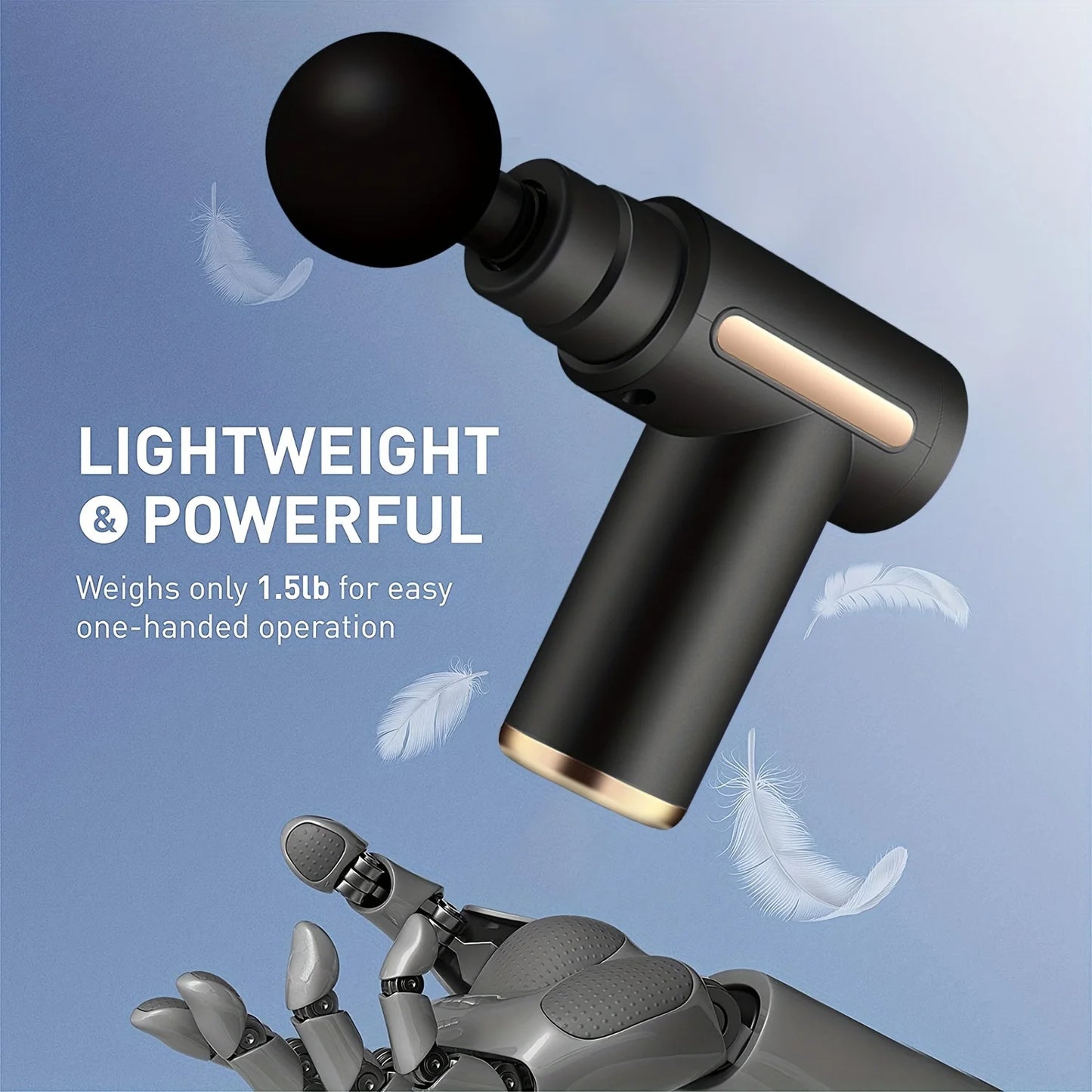 Massage Gun Fascia Deep Muscle Relax Body Neck Massager 99 Level Electric Fitness Equipment Noise Reduction Male Female