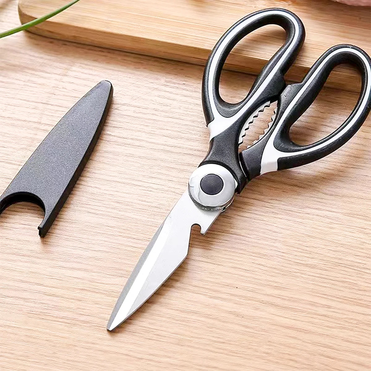 Multifunction Kitchen Scissors Plastic Handle Stainless Steel Scissors Kitchen Tijeras De Cocina Chicken Bone Scissors