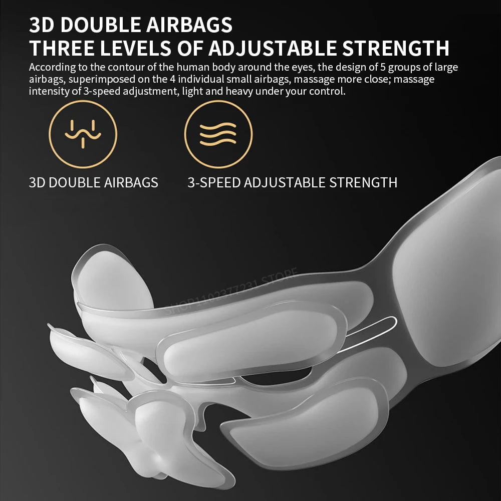 New Xiaomi Mijia Smart Eye Massager Hot Compress Zone Massage Relieve Fatigue Eye Care Instrument Work With Mi Home App