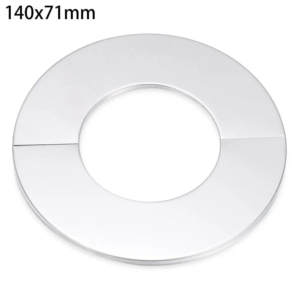 Black Stainless Steel Water Pipe Wall Covers Shower Chrome Finish Faucet Decorative Cover Kitchen Bathroom Accessories