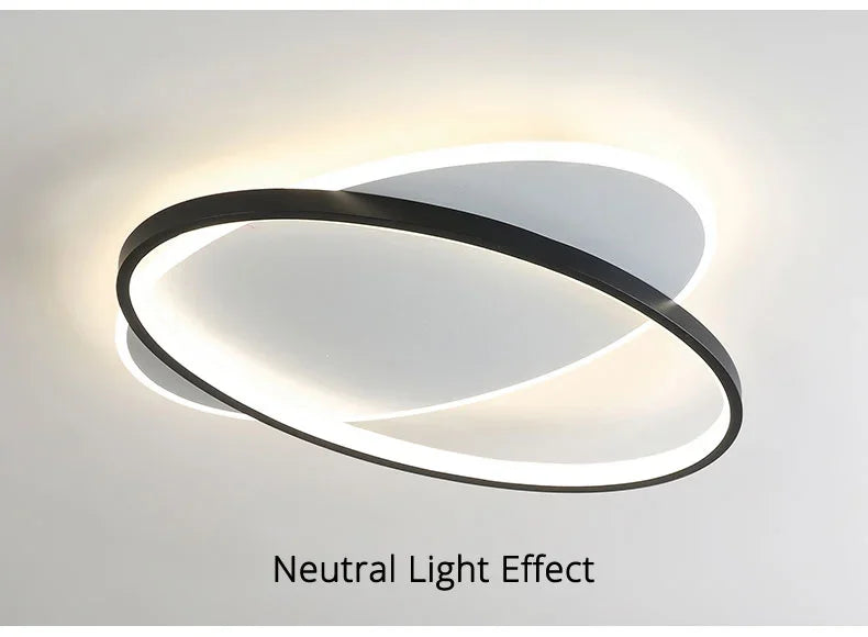 Modern Round Square LED Chandelier Simple Dimming Ceiling Lamps for Living Dining Room Kitchen Bedroom Indoor Lighting Fixture