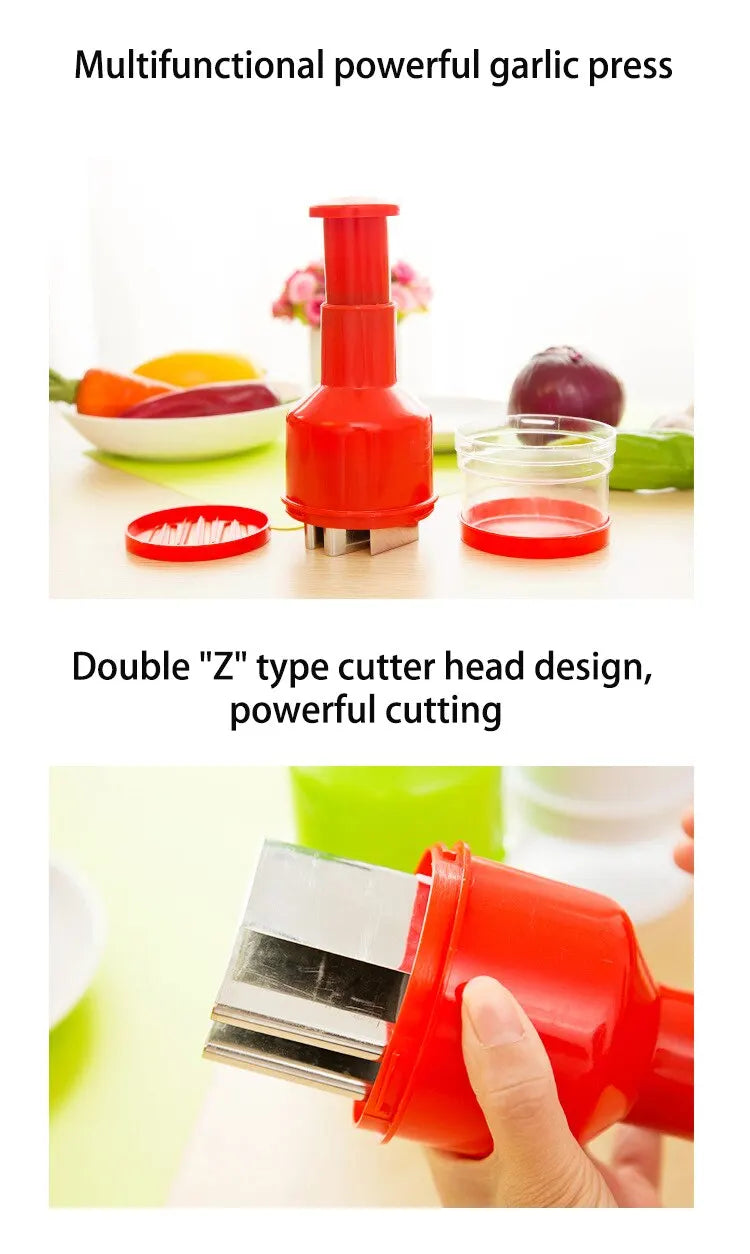 Stainless Steel Onion Chopper Hand Pressure Food Chopper Cutter Slicer Peeler Manual Vegetable Garlic Kitchen Shredder Tool