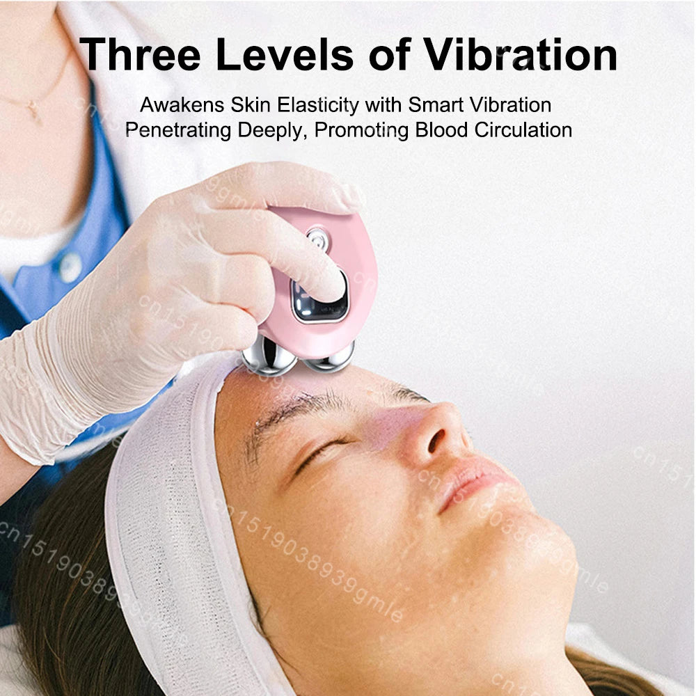 Face Lifting Device EMS Face Massager Skin Tightening Microcurrent Roller Facial Anti Wrinkle Neck Lift Massage Skin Beauty