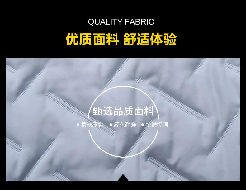 New Autumn Winter Jacket Men Cotton Padded Jacket Korean Fashion Streetwear Casual Jacket Men Stand Collar Coats Jackets 4XL 5XL