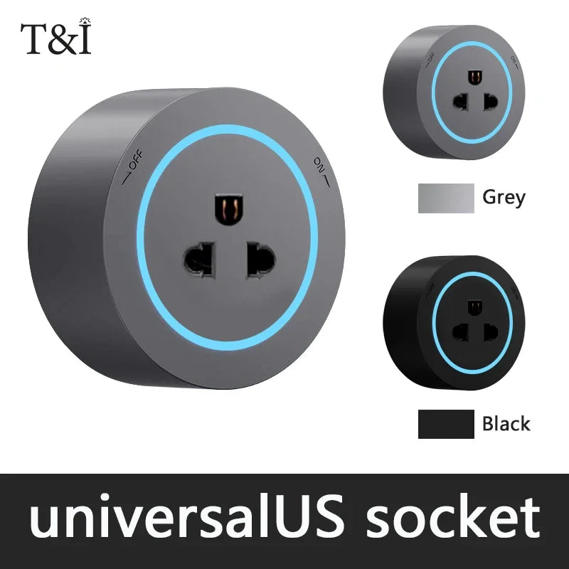 Socket power rail socket concealed concealed wall kitchen socket with EU, UK, and Korean universal plug adapter