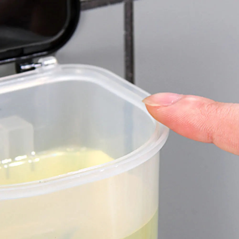 5-1pcs 550ml Mouthwash Dispenser for Bathroom Reusable Wall Mounted Liquid Toothpaste Breath Freshener Container for Kitchen Kid