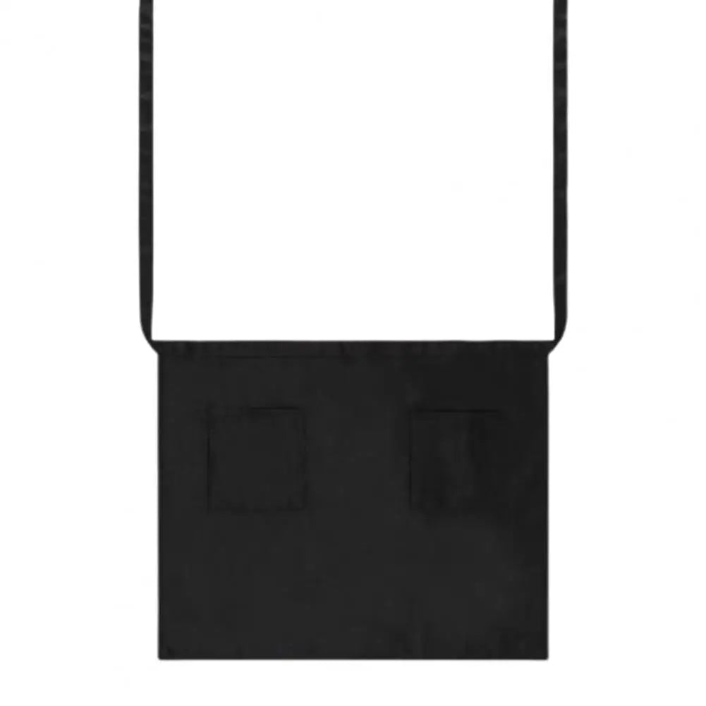 Waiter Apron Multiple Pockets Wear Resistant Waist Apron Lace Up Design Waterproof with Long Straps Half Short Apron Kitchen