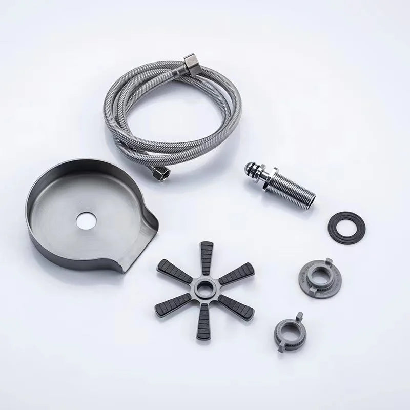 New Stainless Steel Cup Washer Glass Cleaner Bottle Washer Cup Cleaner for Kitchen Sink Restaurant Home Cafes