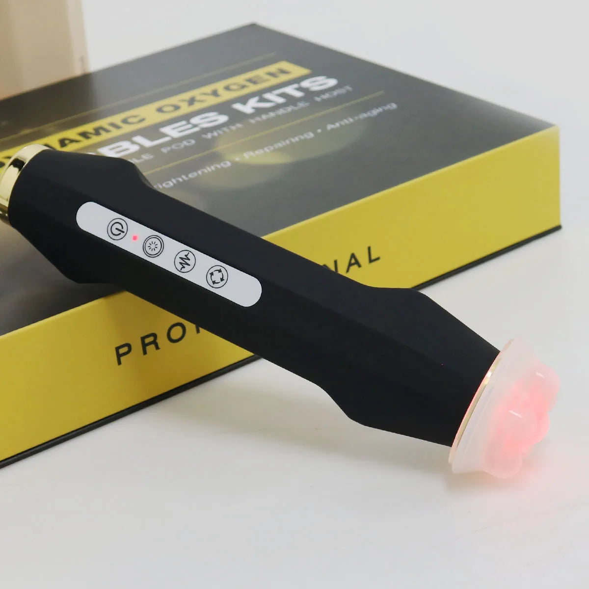 NEWGAGA Portable CO2 Oxygen Bubble Pen Rechargeable Facial Cleaning Machine Serum Input Pen Anti-aging Skin Care Beauty Device