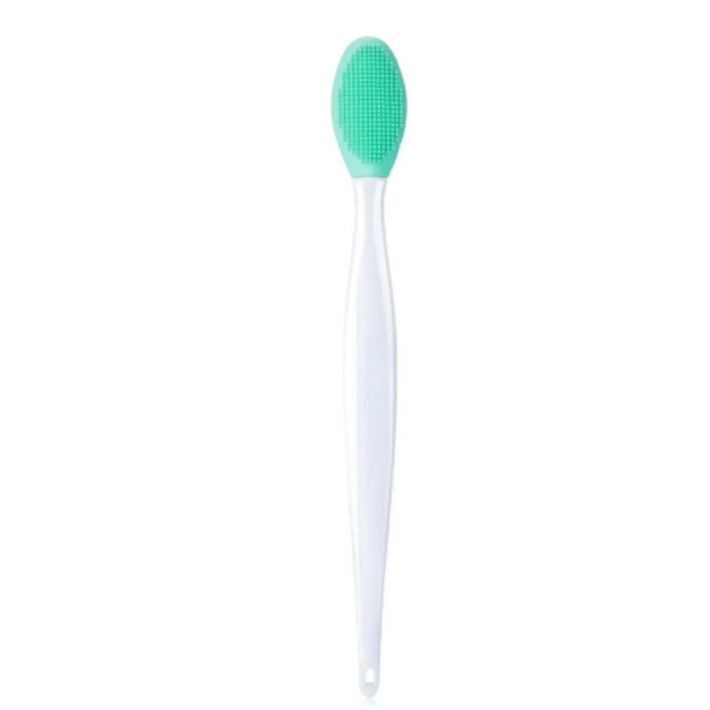 2pc Skin Care Lip Exfoliating Facial Cleansing Face Scrub Nose Clean Brush Blackhead Remove Silicone Double-Sided Skin Care Tool