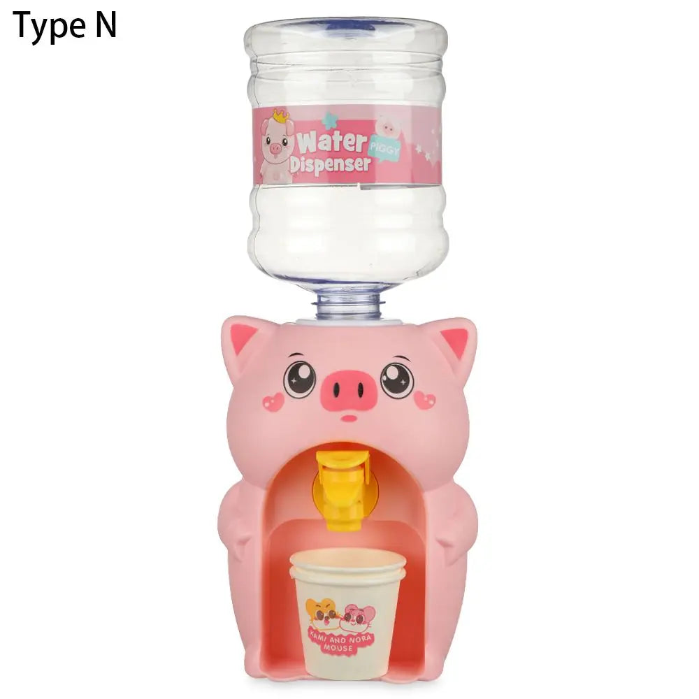 Children's Mini Fun Water Dispenser Electric Acousto-optic Simulation House Drinking Machine Baby Kitchen Toy Children Gift