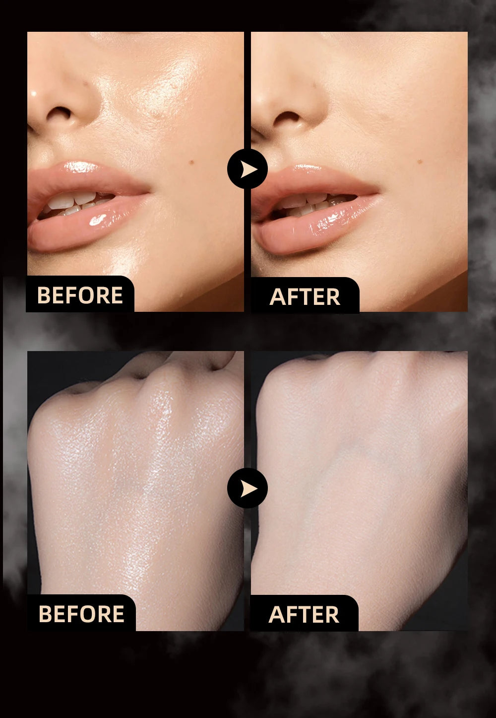 Face Loose Powder Translucent Matte Pink White Setting Powder Oil-Control Cosmetics Long-Lasting Waterproof Facial Makeup Powder