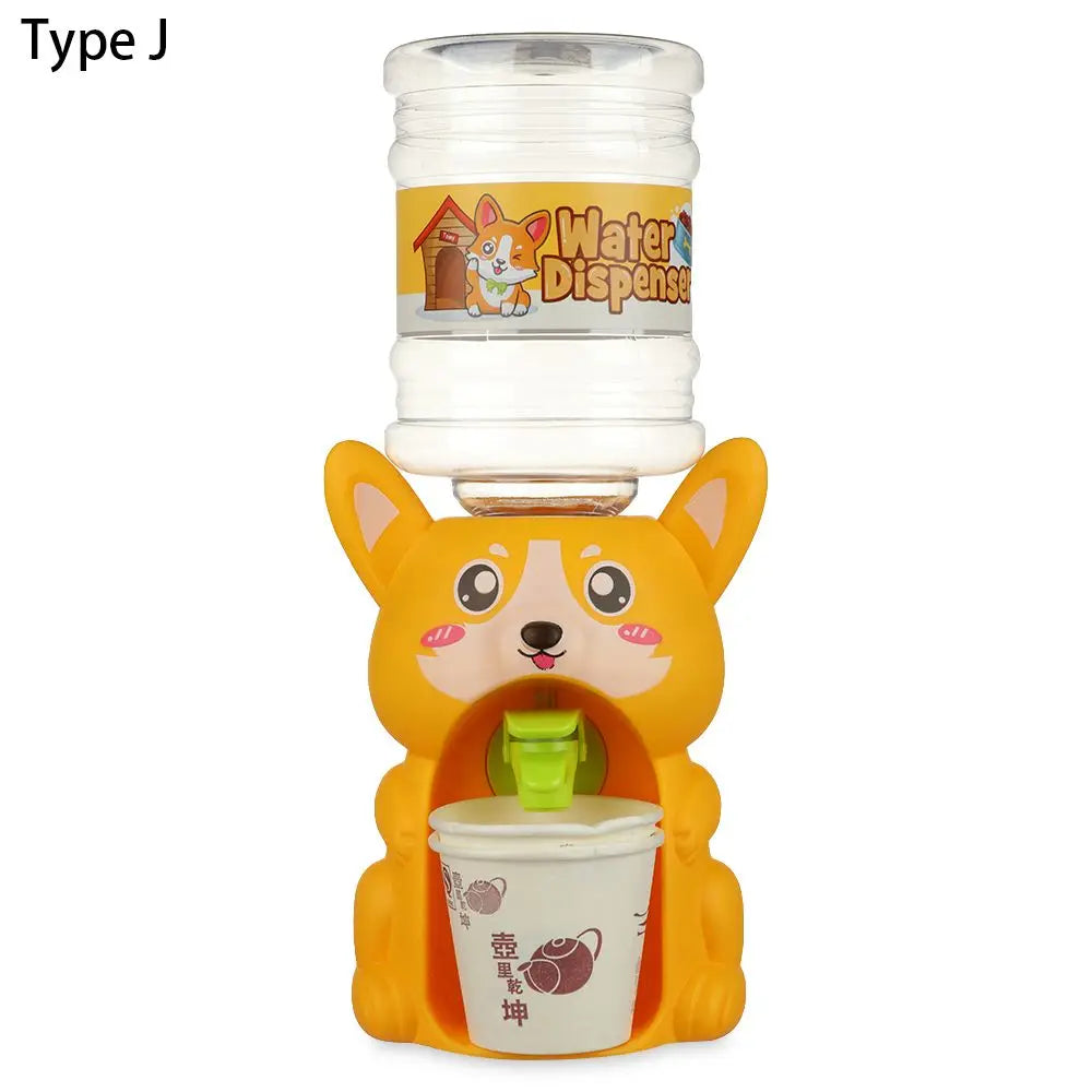 Children's Mini Fun Water Dispenser Electric Acousto-optic Simulation House Drinking Machine Baby Kitchen Toy Children Gift