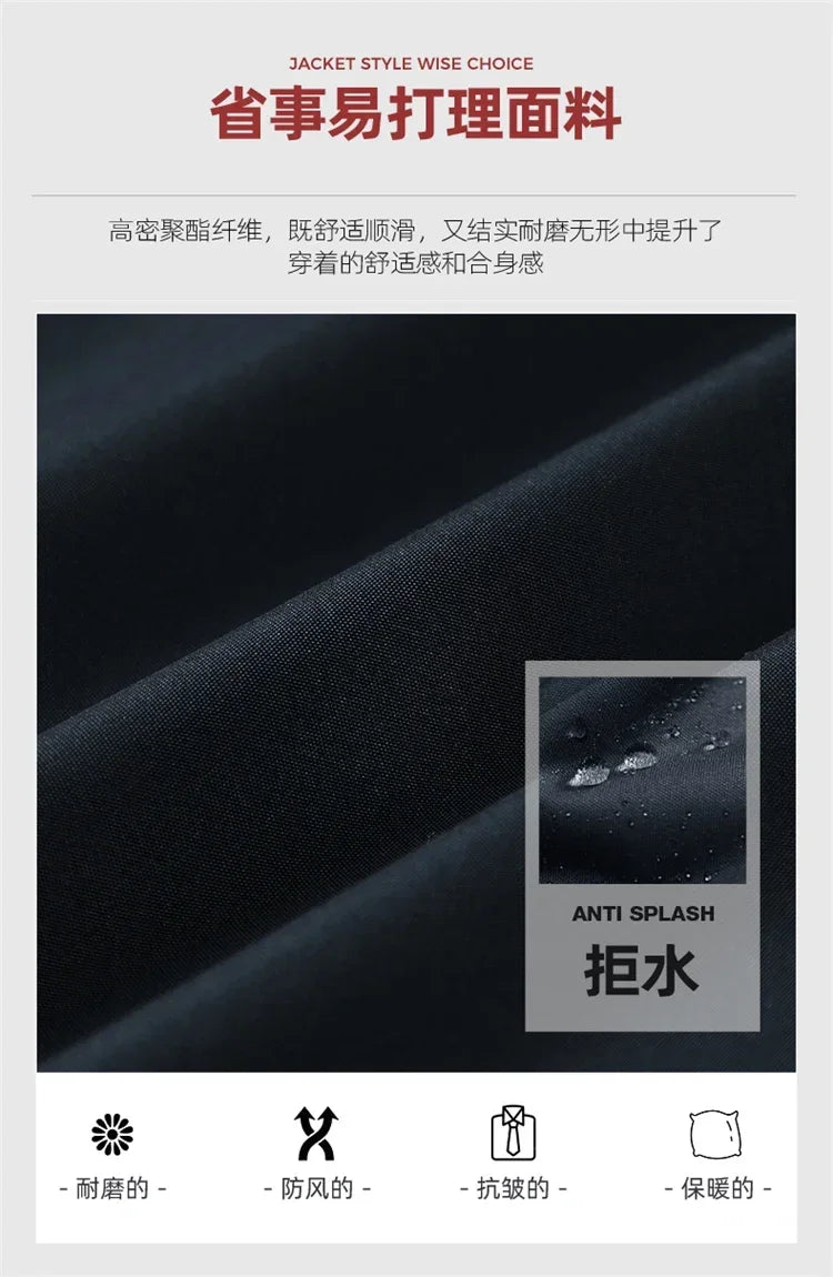 Men Fashion Hooded Windproof Warm Coat Plus Size Outwear Men Hooded Thick Fleece Warm Casual Thicken Cotton Jacket Winter Parka