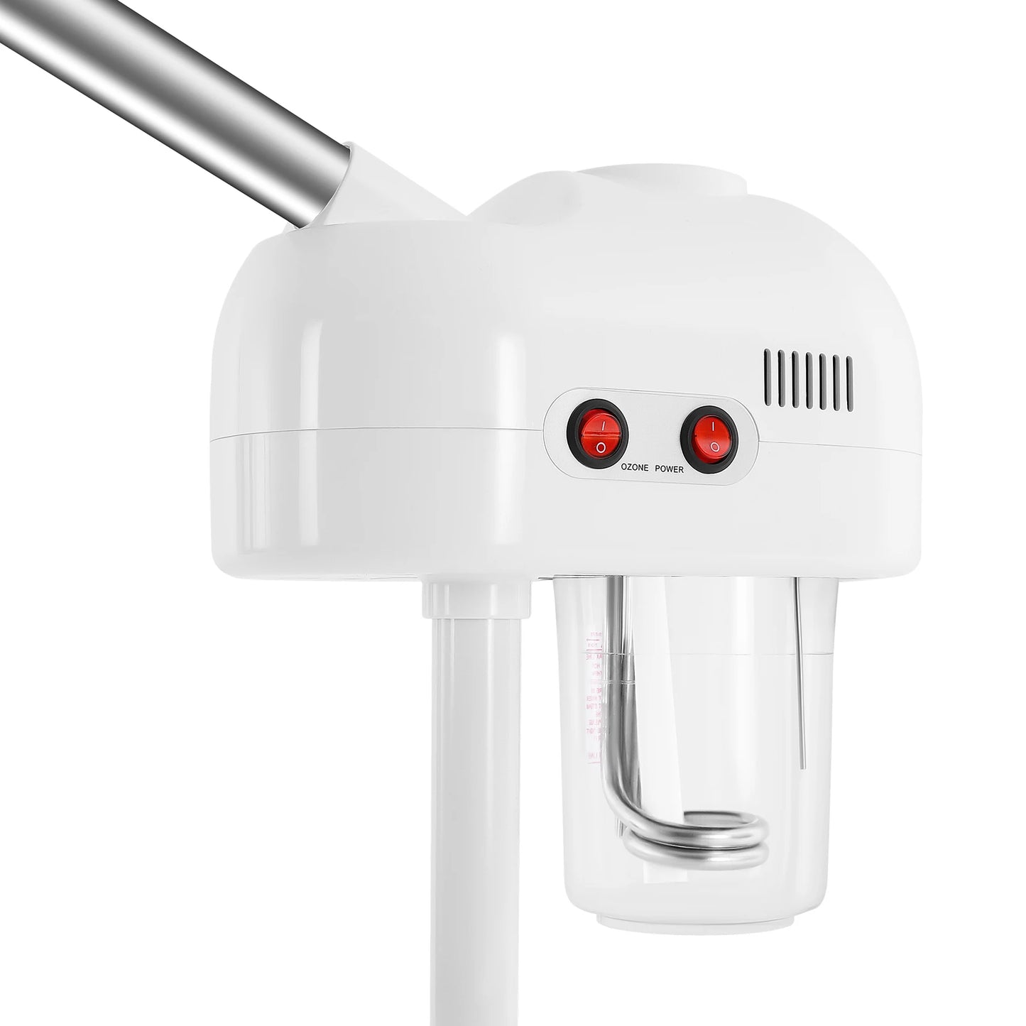 750ml Ozone Facial Steamer Height Adjustable Sprayer 360° Rotatable Movable Skin Care Equipment for Salon Beauty Spa White/Black