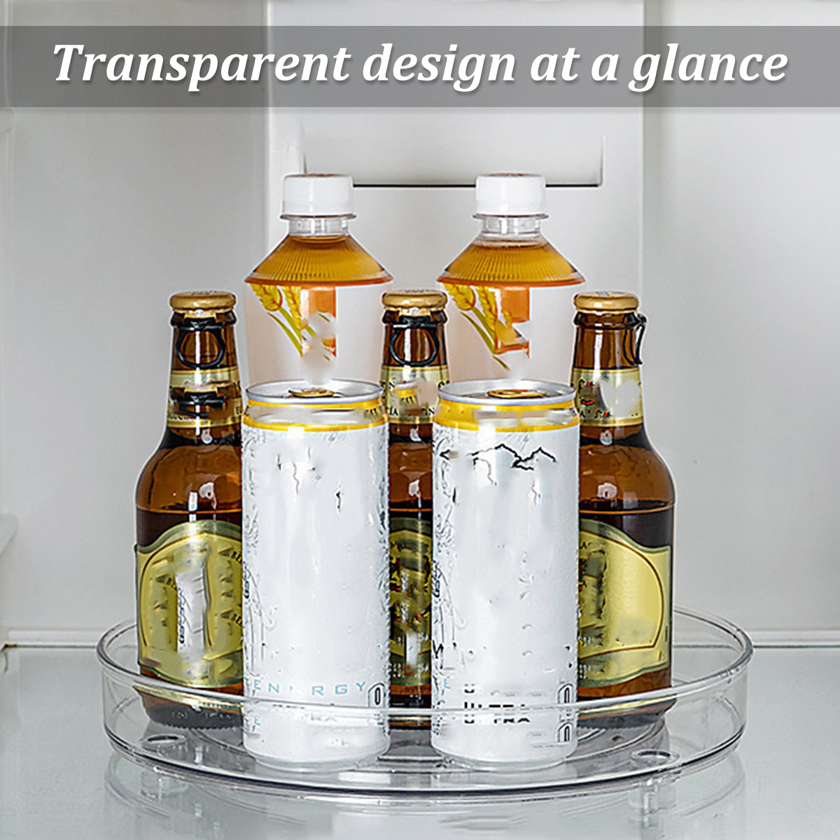 360° Rotating Storage Trays Stainless Steel Kitchen Spice Organizer Turntable Multifunction Bathroom Round Storage Carousel New