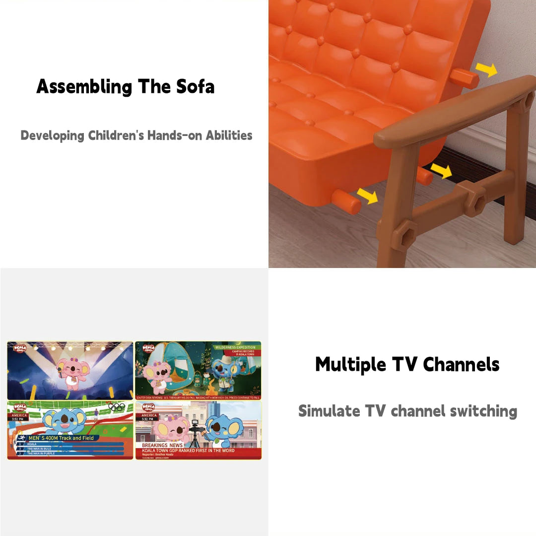 Dollhouse Miniature Furniture Accessories 1/12 Supermarket Micro Model Bedroom Forest Family For Kitchen Toys Doll Girl Gift