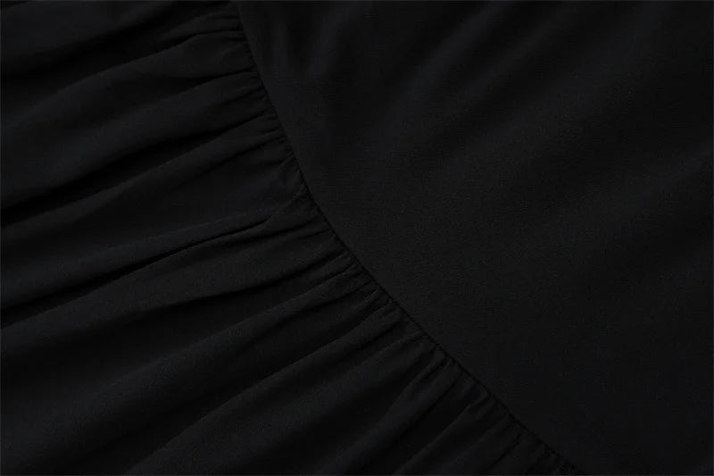 Mozision Incline Shoulder Backless Sexy Maxi Dress Women Summer New Fashion Sleeveless Pleated Ruched Club Party Long Dress