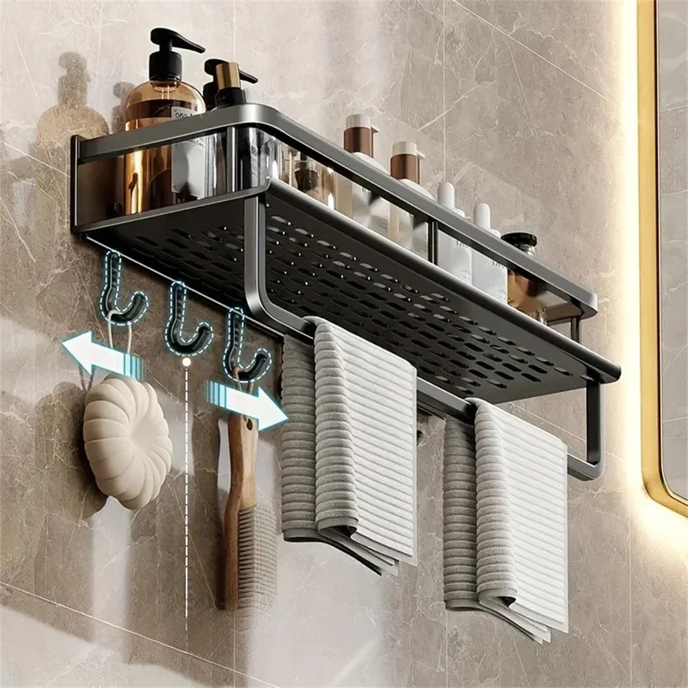 Bathroom Kitchen Multi-functional Storage Shelf Wall-mounted Storage Shelf for Indoor Wall Storage