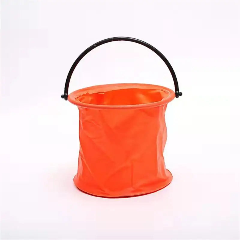 Retractable Bucket For Fishing Folding Collapsible Bucket Wash Outdoor Fishing Square Barrel Bathroom Kitchen Folding Bucket