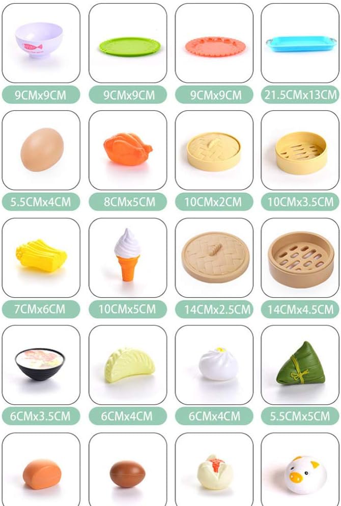 Chinese Breakfast Food Set Chinese Dim Sum Food Cooking Role Play Toys Kitchen Simulation Food Toys Girls Boys Children