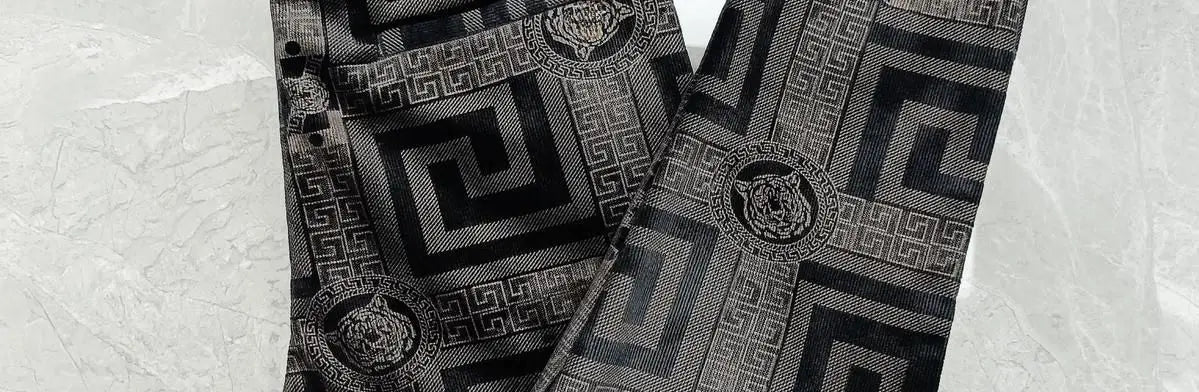 New Harem Pants with Tiger Embroidery for Men Autumn and Winter Sweatpants Men Clothing baggy Joggers Streetwear Track Pants