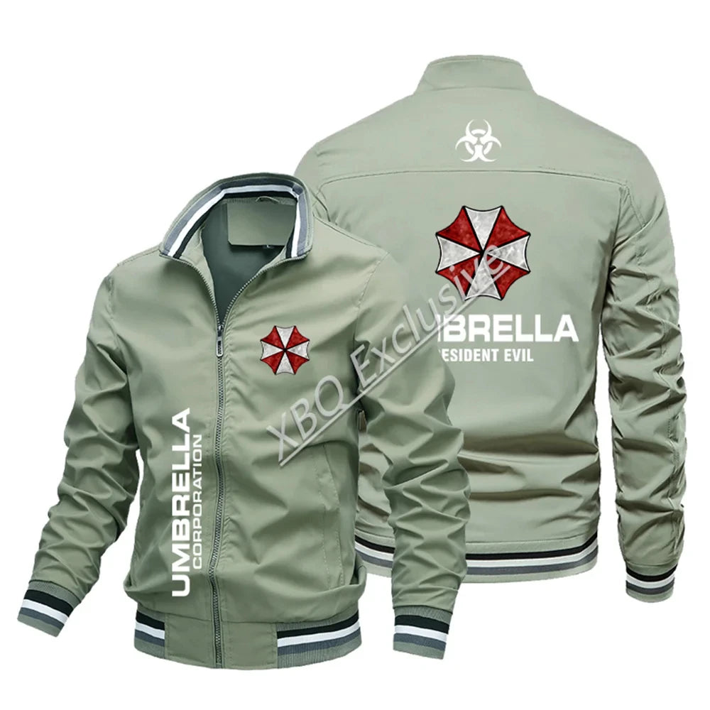 Fashion New Baseball Jacket Four Seasons Thin Men's Jacket Umbrella Corporation Logo Jacket Locomotive Jacket Bomber Jacket