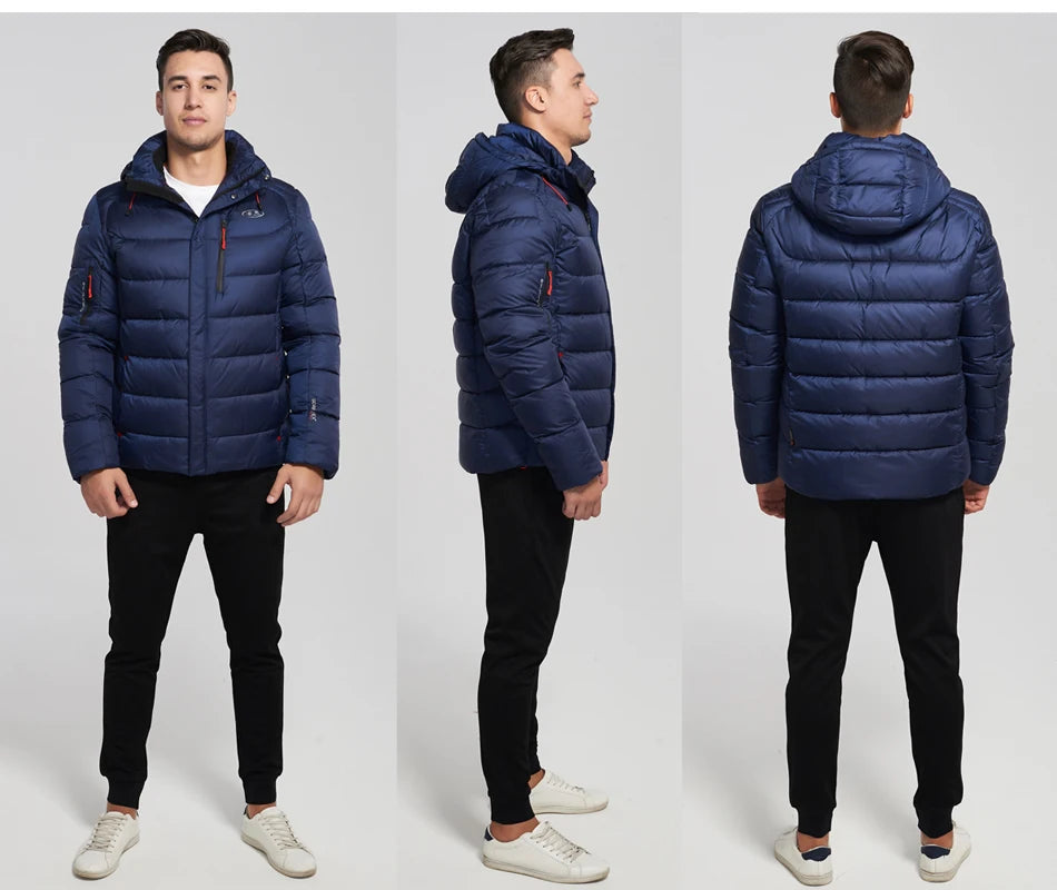 TALIFECK Men Winter Jacket Cotton Padded Jacket Parka Homme Quilted Coats High Quality Brand Winter Warm Coat Men Russian Size