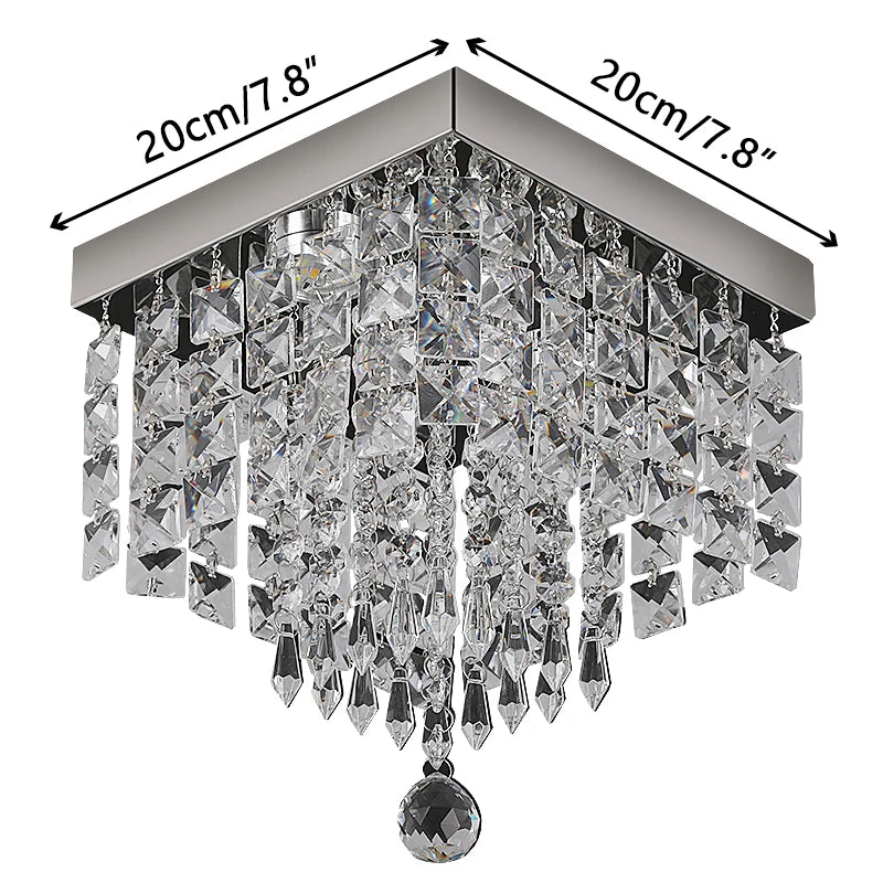 Modern K9 Crystal Chandelier Led For Dining Room Stainless Steel Ceiling Lamp Light Fixture Kitchen Lustres Luminaire Pendant