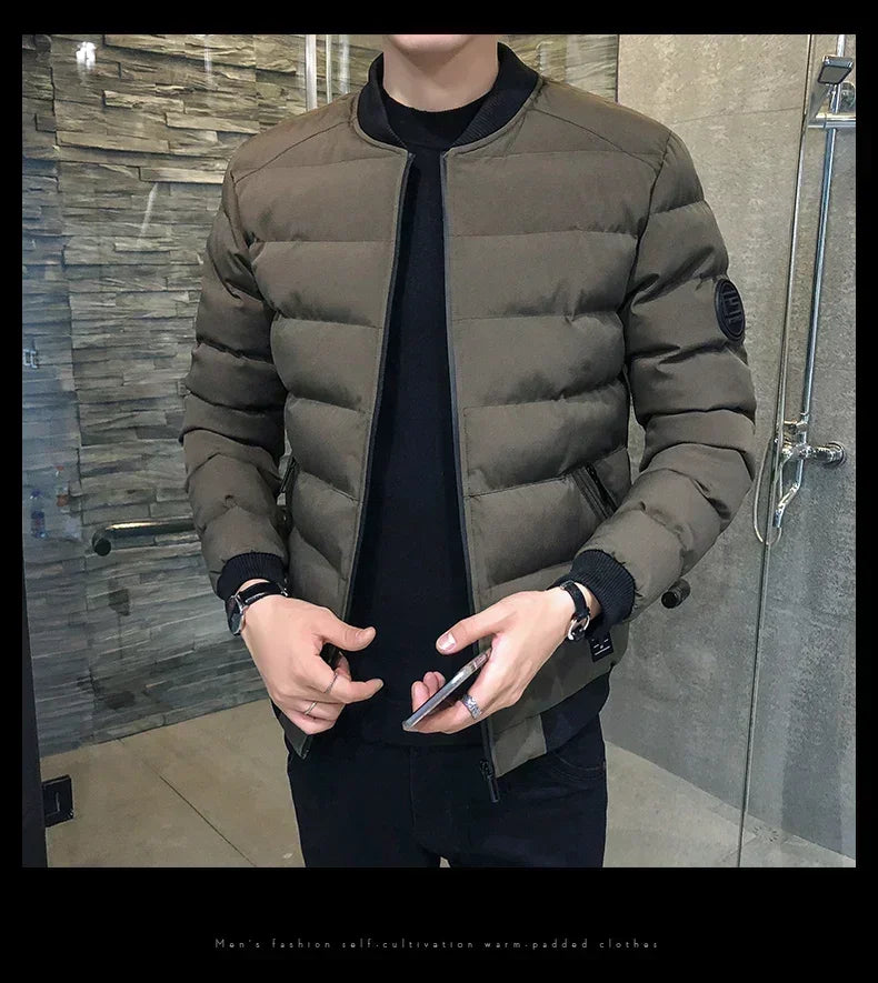 Winter Jacket Men Down Men Jackets Parka Men High Quality Outwear Brand Slim Mens Coats Casual Windbreak Jacket Men Winter Warm