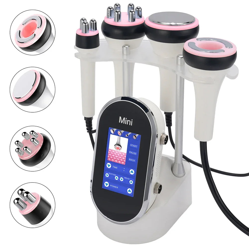 40K Cavitation Lipo Slimming Machine 4 in 1 Facial Care Ultrasonic Liposuction Cavitation Skin Lifting Tightening Shaping Device
