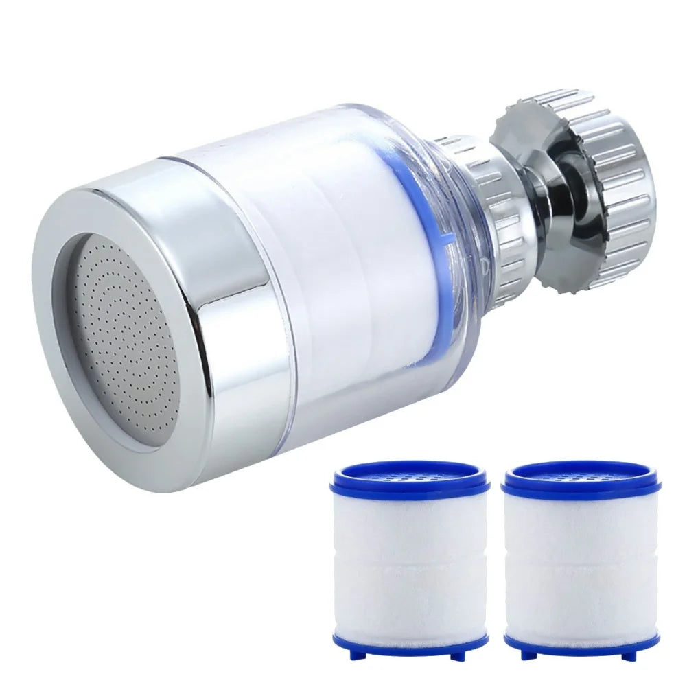 360 Degree Rotating Splash Filters Faucet Adapter for Household Kitchen Bathroom Water Saving Anti-splash Faucet Water Purifier