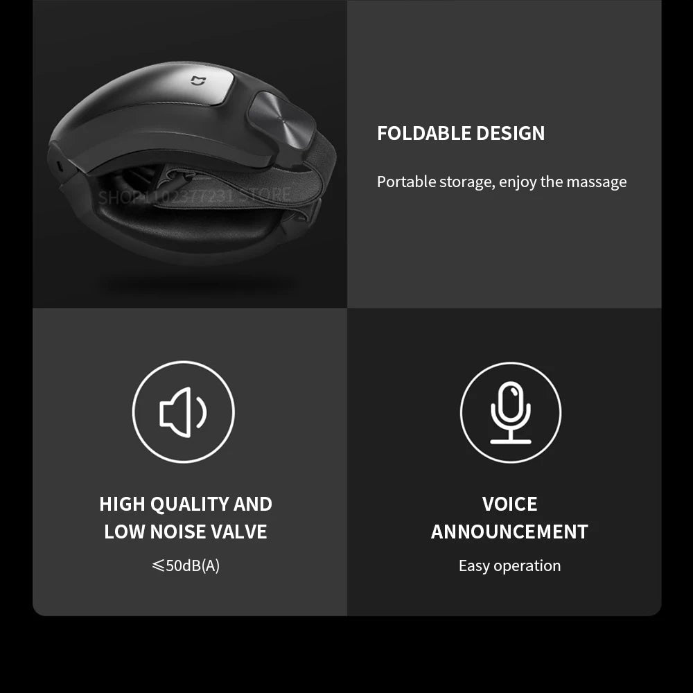New Xiaomi Mijia Smart Eye Massager Hot Compress Zone Massage Relieve Fatigue Eye Care Instrument Work With Mi Home App