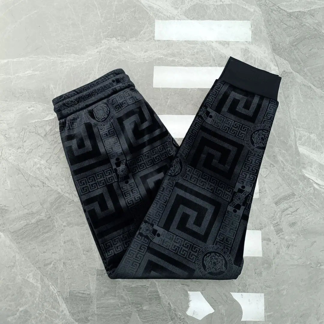 New Harem Pants with Tiger Embroidery for Men Autumn and Winter Sweatpants Men Clothing baggy Joggers Streetwear Track Pants