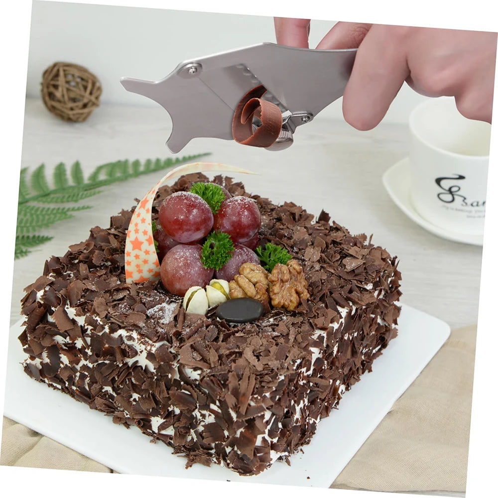 Truffle Slicer Adjustable Blade Stainless Steel Cheese Chocolate Truffle Shaver with Rosewood Handle Truffle Cutter Kitchen Tool