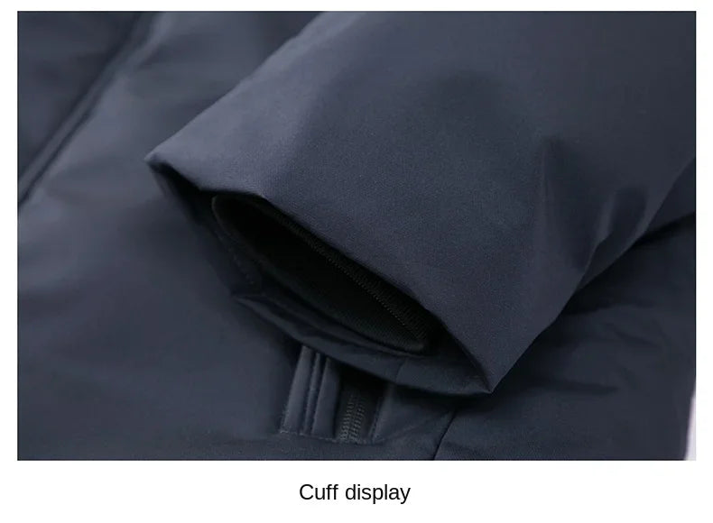 Men's Fashion Thickened Cotton-padded Jacket Windproof Warm Wear Resistant Fashion Casual High-quality Fabric Crisp Comfortable